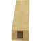 Ekena Millwork 3-inch W x 8-inch D x 8-inch H Geneva Rough Cedar Woodgrain TimberThane Knee Brace, Primed BRCUR03X08X08GNVRCPR - alternate 5